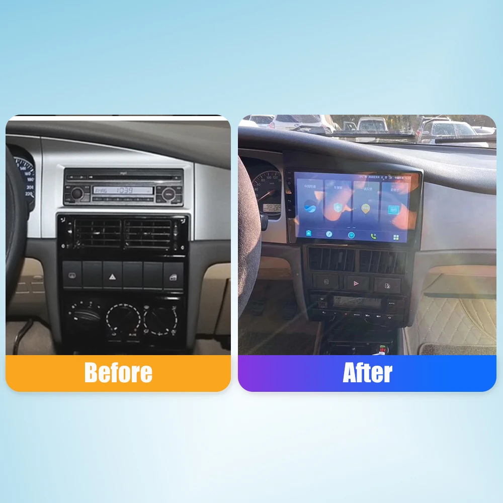 Car Radio For VW Santana Vista 2Din Android Octa Core Car Stereo DVD GPS Navigation Player Multimedia Android Auto Carplay