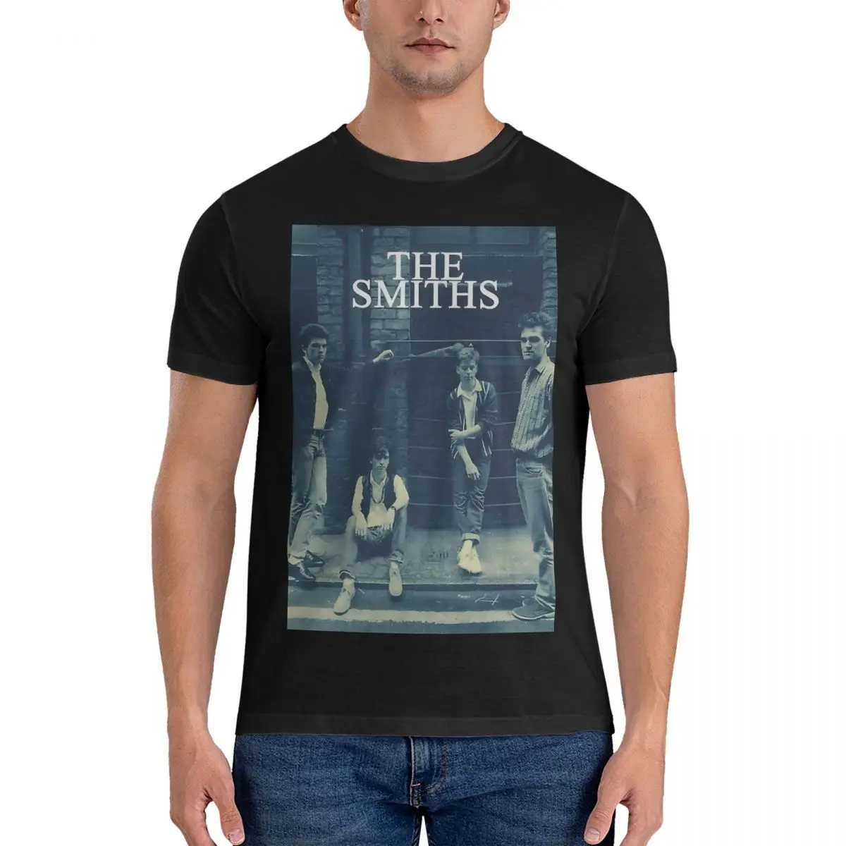 Gaul Mens T Shirts Men Pure Cotton Leisure T-Shirt Round Neck The Smiths Tees Short Sleeve Clothing Printed