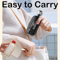 2PCS Reusable Pet Hair Remover Roller, Washable Mini Lint Roller for Clothes, Portable Sticky Cleaner for Travel