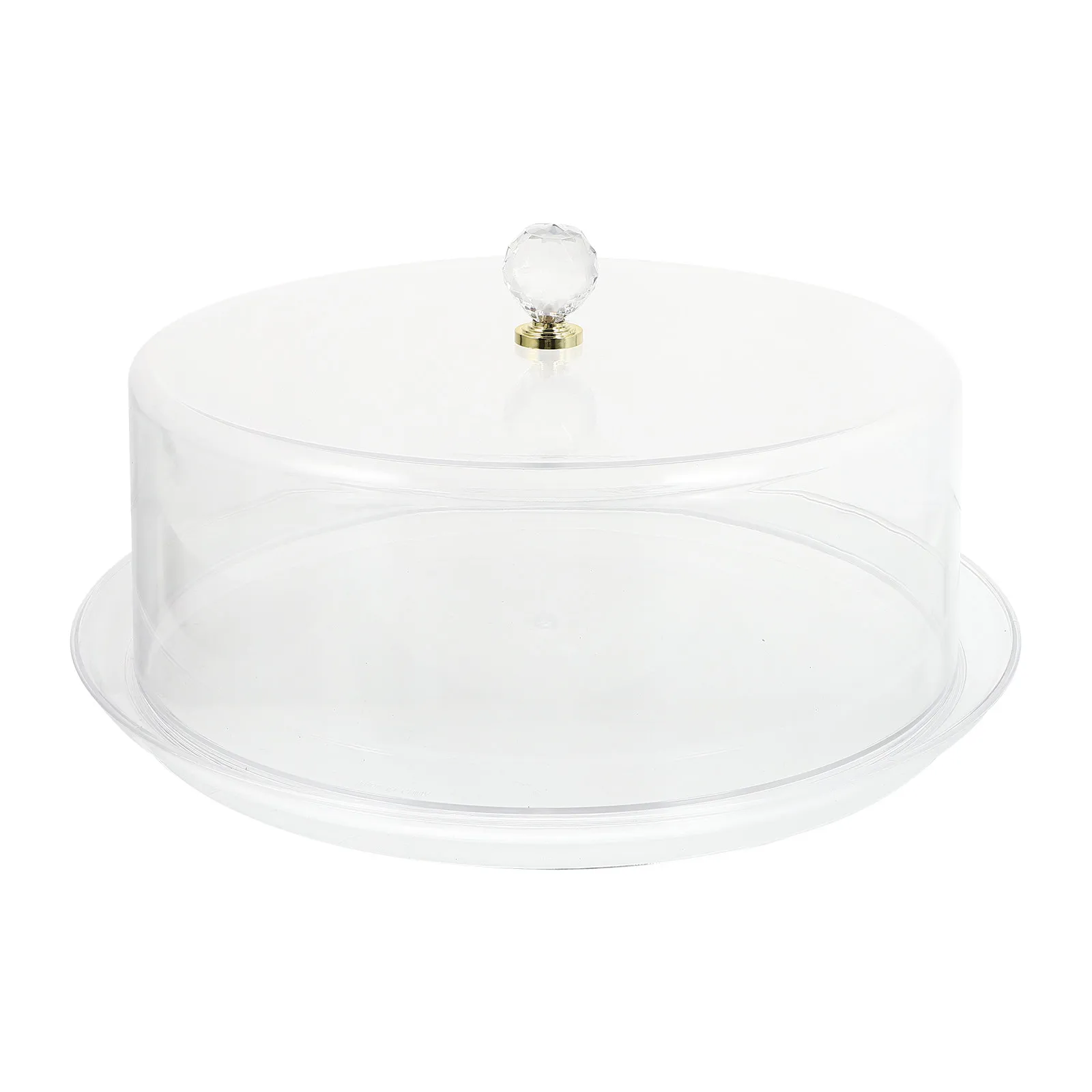1Pcs Clear Acrylic Dish Cover Food Protective Dome for Indoor Outdoor Use Bug Fly Mosquito Proof Storage Freshness Retainer Cake