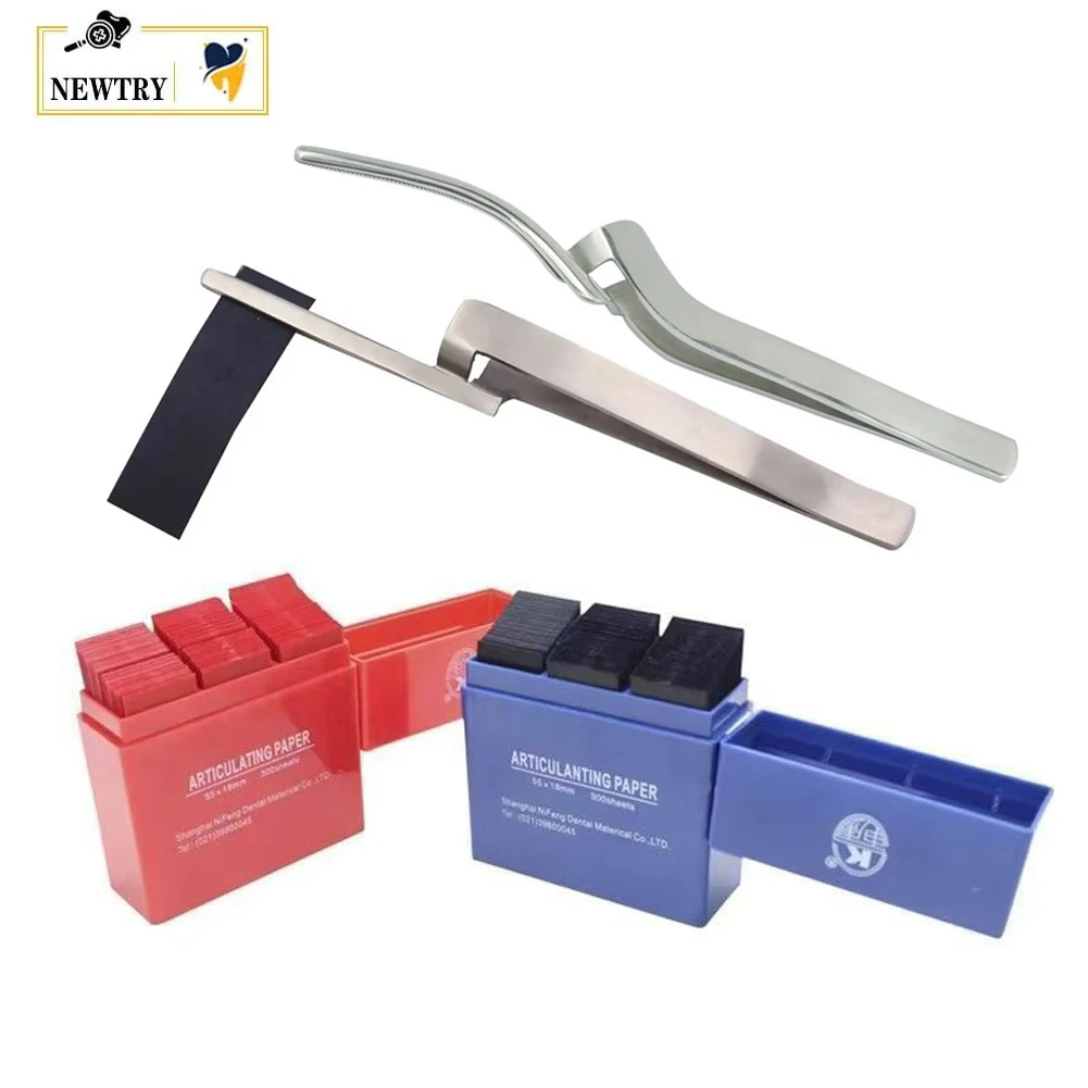 

3 Boxes 100μm Articulating Paper Dental Occlusion Paper Strips 200/300 Sheets Oral Care Orthodontic Restoration Occlusal Contact