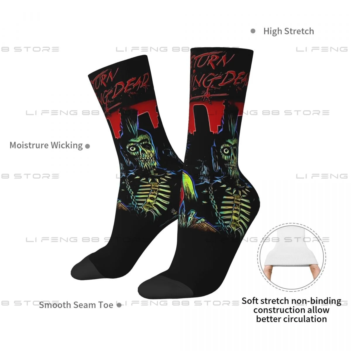 Return Of The Living Dead Men Women Socks Windproof Novelty Spring Summer Autumn Winter Stockings Gift