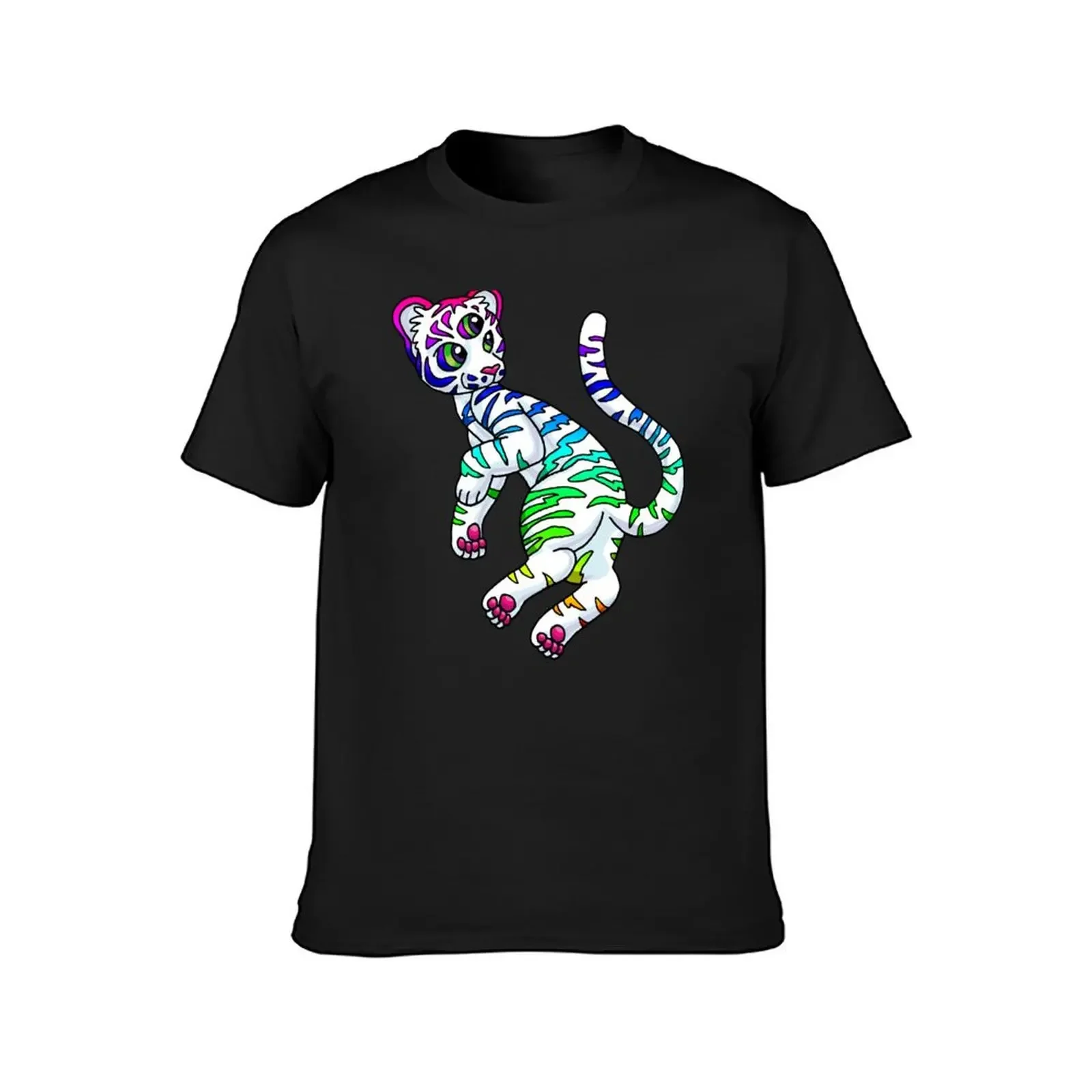 Clairvoyant Tiger Cub T-Shirt anime figures vintage t shirts Men's clothing