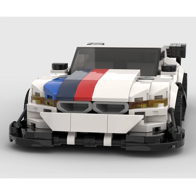 321PCS New MOC  City Highway 2025 M8 Custom Edition Sports Car Modular Children's Educational Building Blocks Gi
