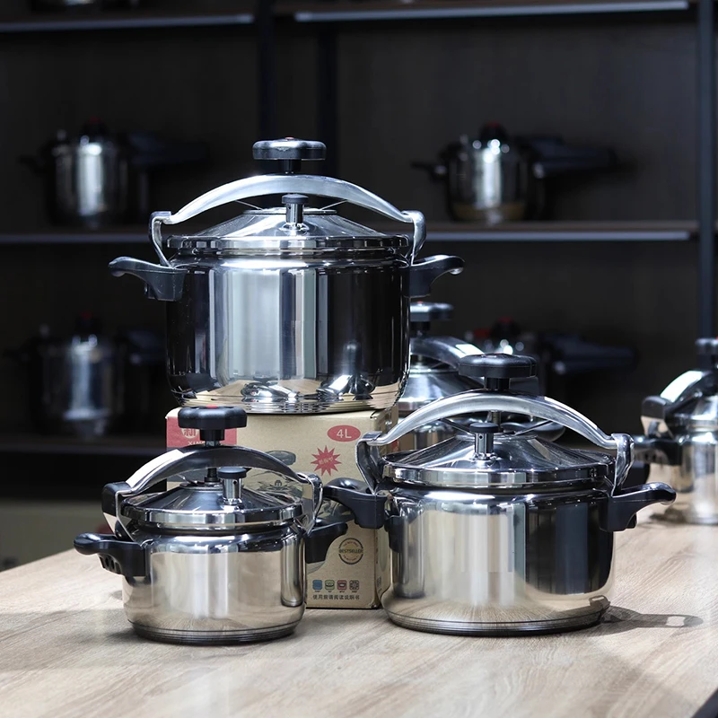 304 stainless steel household and commercial gas explosion-proof pressure cooker,thickened small induction cooker,universal pres