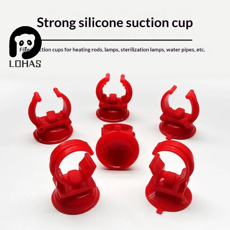 5Pcs Aquarium Fish Tank Lamp Fixed Suction Cup Suction Heati