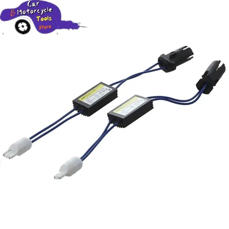 1pc T10 Canbus Cable 12V LED Warning Canceller Decoder 501 T 10 W5W 192 168 Car Lights NO Error Canbus OCB Load Resistor