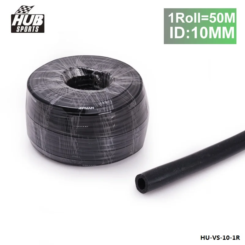 10MM x 50M Black Slicone Vavuum Hose Tubing Silicon Pipe HU-VS-10-1R