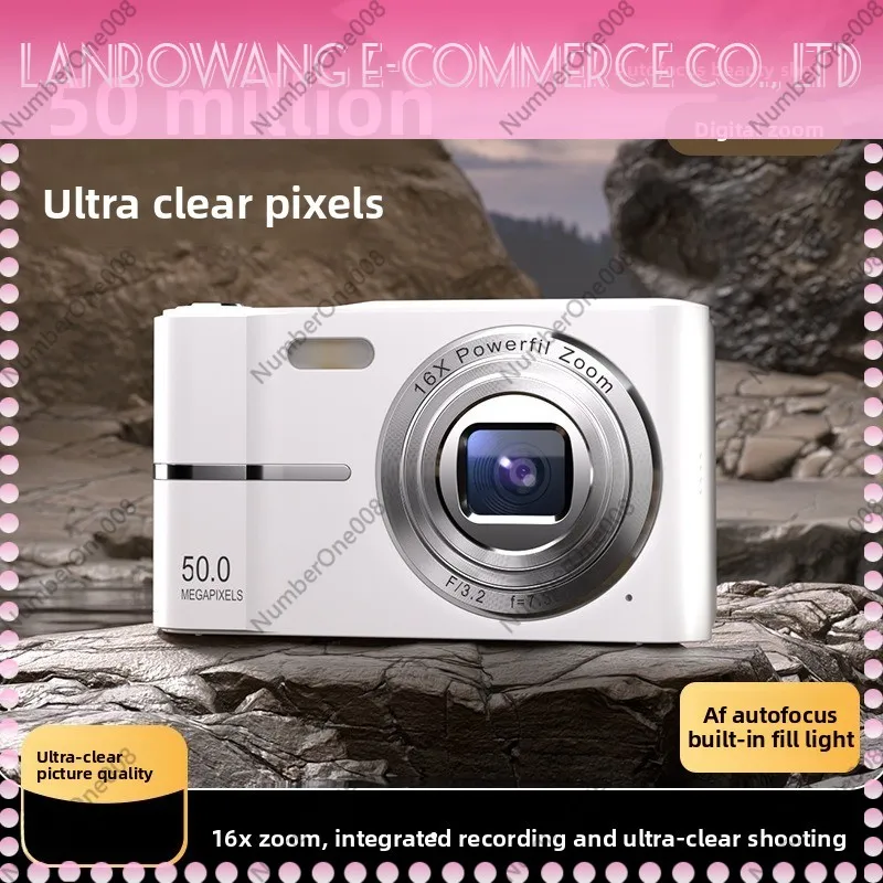 2.4 Inch HD Entry Level Retro CCD Digital Camera Portable Mini Pocket Camera For Students Campus Travel Daily Photography