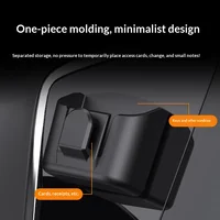 Car Key Storage Box Storage Box for Vehicle Supplies Dashboard Central Control Console Highspeed Toll Card Storage Box Card Slot 2