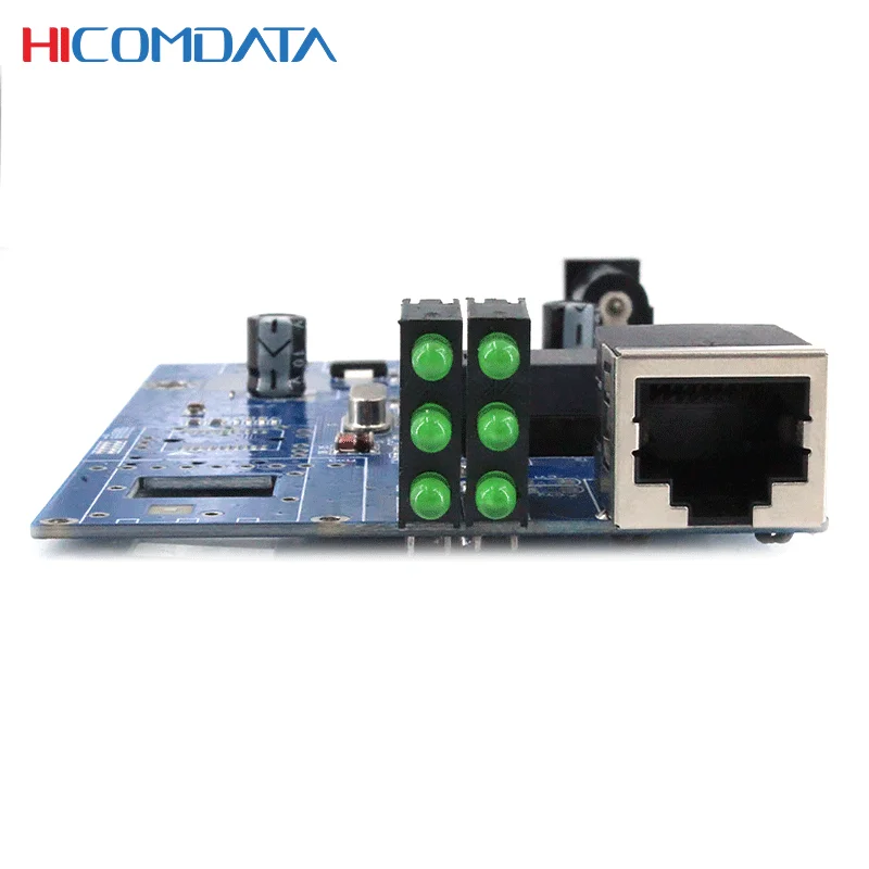 HICOMNDATA Optical Fiber Converter 1000M Gigabit 1 SFP 1 Rj45 Optic Media Gigabit Fibra Optica