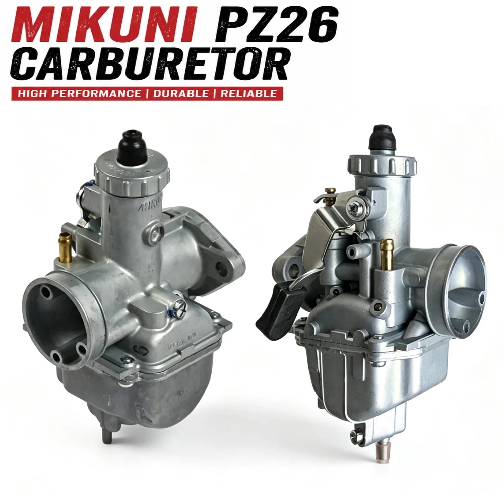 Mikuni PZ26 Carburetor 26mm Carb For Pit Bike Dirt Bike ATV YX125 YX150 Lifan Zongshen 4 Stroke Engine Performance Upgrade