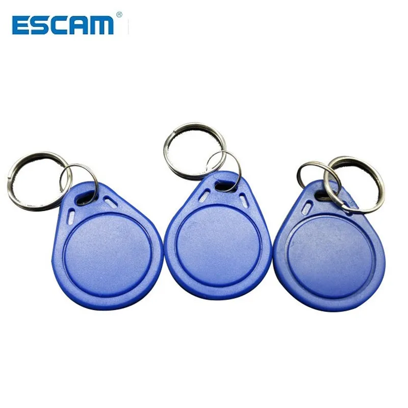 ESCAM 10PCS Key Tag Card For Access Control System Keyfobs To