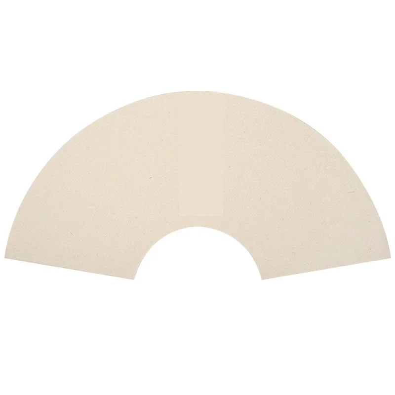 Half-Ripe Rice Paper Round Fan-shaped Chupi Xuan Paper Small Regular Script Running Cursive Calligraphy Papier Mulberry Paper