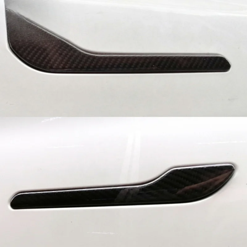 Suitable Cross-Border Exclusive for Tesla Model 3 Y Dry Carbon Fiber Pull Door Handle