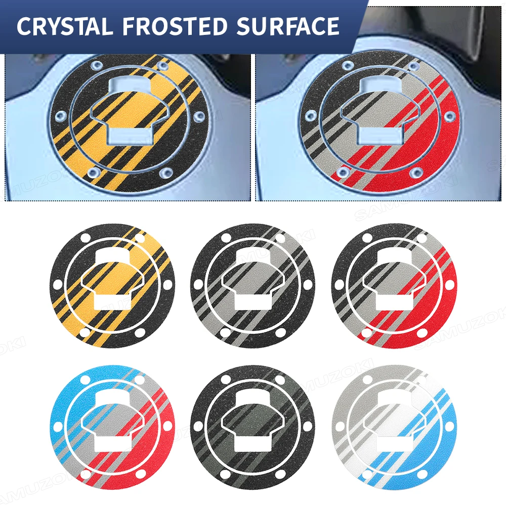 For BMW R1200GS/RT/ST R1150R ADV K1200RS GT/LT F650CS Fuel Tank Cap Decal Frosted Sticker