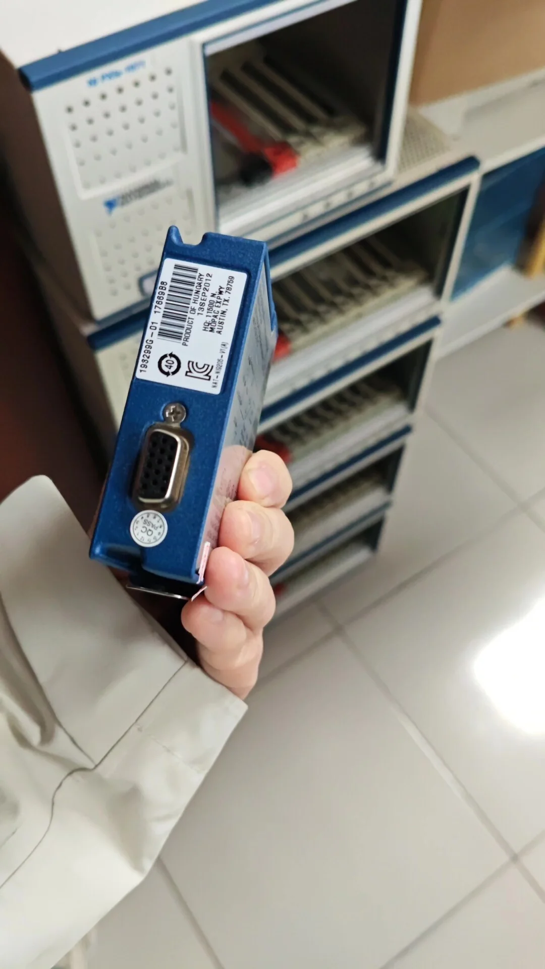 NI 9205 Spring Terminal, Second-hand Genuine, Normal Function, New Quality