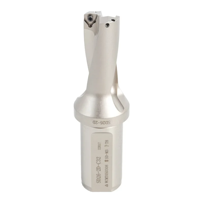CNC Lathe Water Cooling U Drill Fast Drilling Tool Holder WC SP Inserts For Metal Hole Machining
