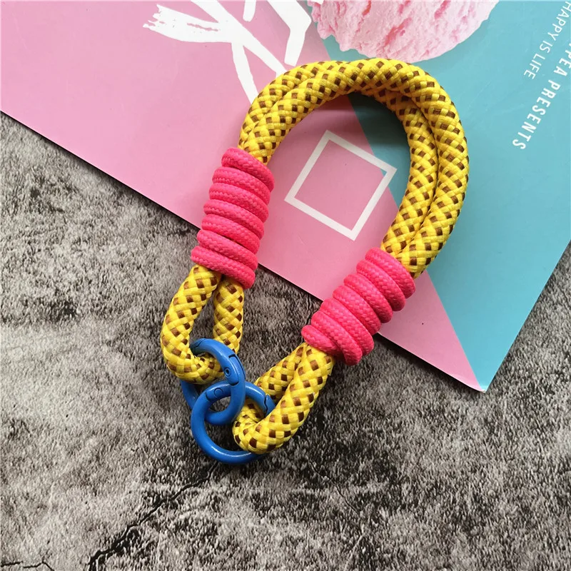 Keychain Cotton Thread Lanyard Color Key Chain