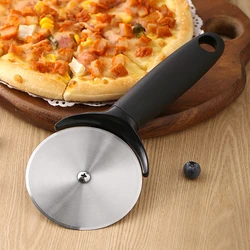 Professional Pizza Cutter Wheel Stainless Steel Blade Pizza Wheel Anti-Slip Handle Pastry Slicer For Pies Waffles Dough Cookies