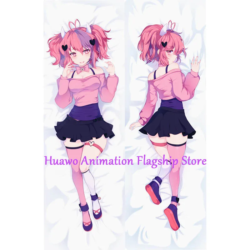 Dakimakura Anime Pillow Cover Ironmouse Double Sided Print 2Way Cushion Cover Xmas Gifts