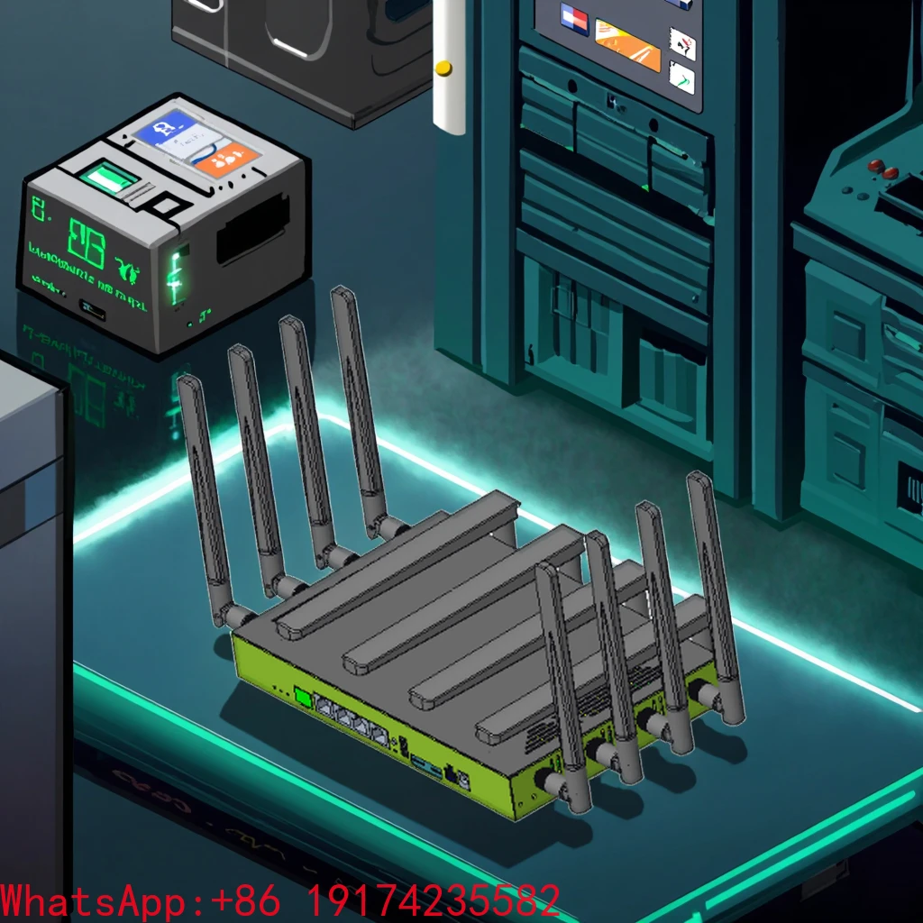 MT7988AV رباعي النواة 2.5G WAN 2.5G LAN جديد X75 4G 5G موزع إنترنت واي فاي SA NSA قفل VPN ثنائي بطاقة SIM شبكة 5G مودم CPE مع فتحة Sim