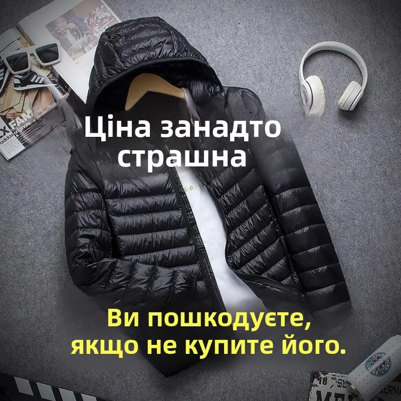 Lightweight Padded Cotton Jaet Men's Spring Autumn Winter Casual Stand Collar Hooded ort Simple Warm plus Size Coat