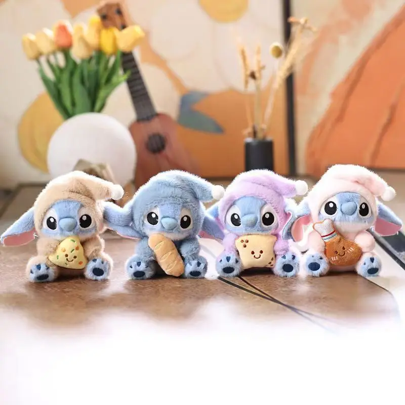 Kawaii Stitch Portachiavi Stitch Portachiavi Accessori Lilo & stitch Portachiavi in peluche Bambola Peluche Giocattolo Zaino Ciondolo Borsa Portachiavi per auto