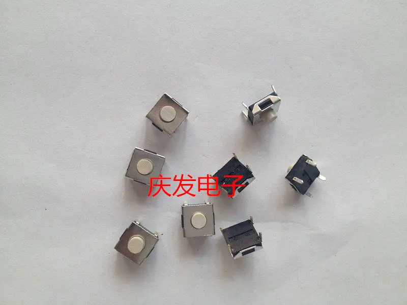 200pcs/6 * 6 * 3.9mm tactile switch button switch 6X6X3.9mm straight insertion 4-pin micro jog switch
