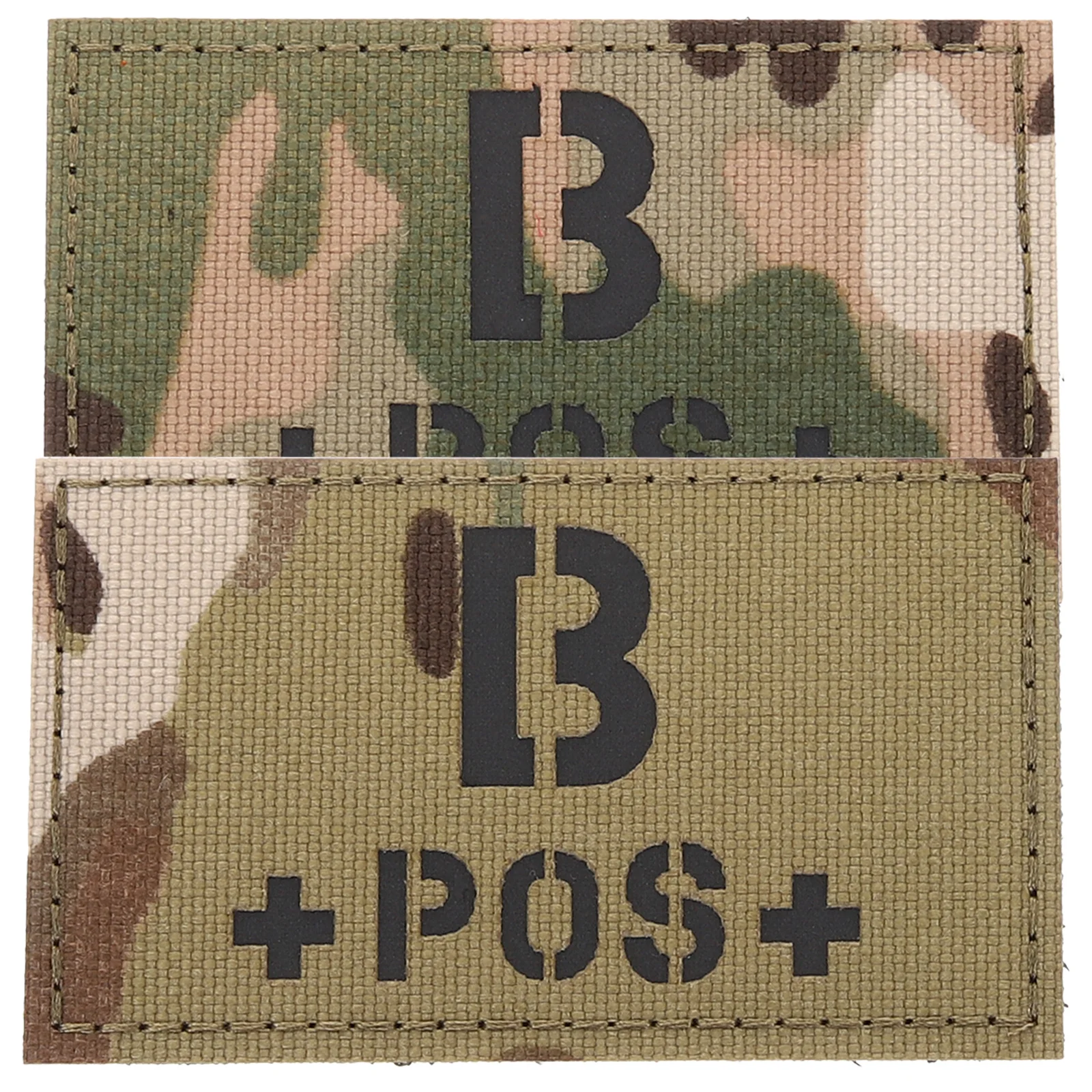 

2pcs Reflective Type Patch Camouflage Military Military Hook Loop Patch Hook Loop For Uniforms Jackets Bags