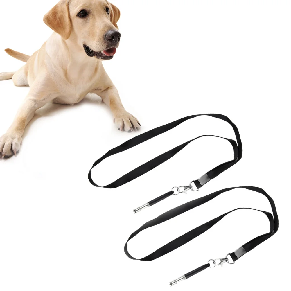 

2pcs Pet Dog Whistle Ultrasonic Training Tool Lightweight Bark Control Device For Chihuahua Husky German Shepherd Dog