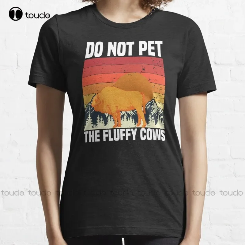 New Do Not Pet The Fluffy Cows 15 T-Shirt Anime Shirt Cotton Xs-5Xl Unisex Custom Aldult Teen Unisex Digital Printing Tee Shirts