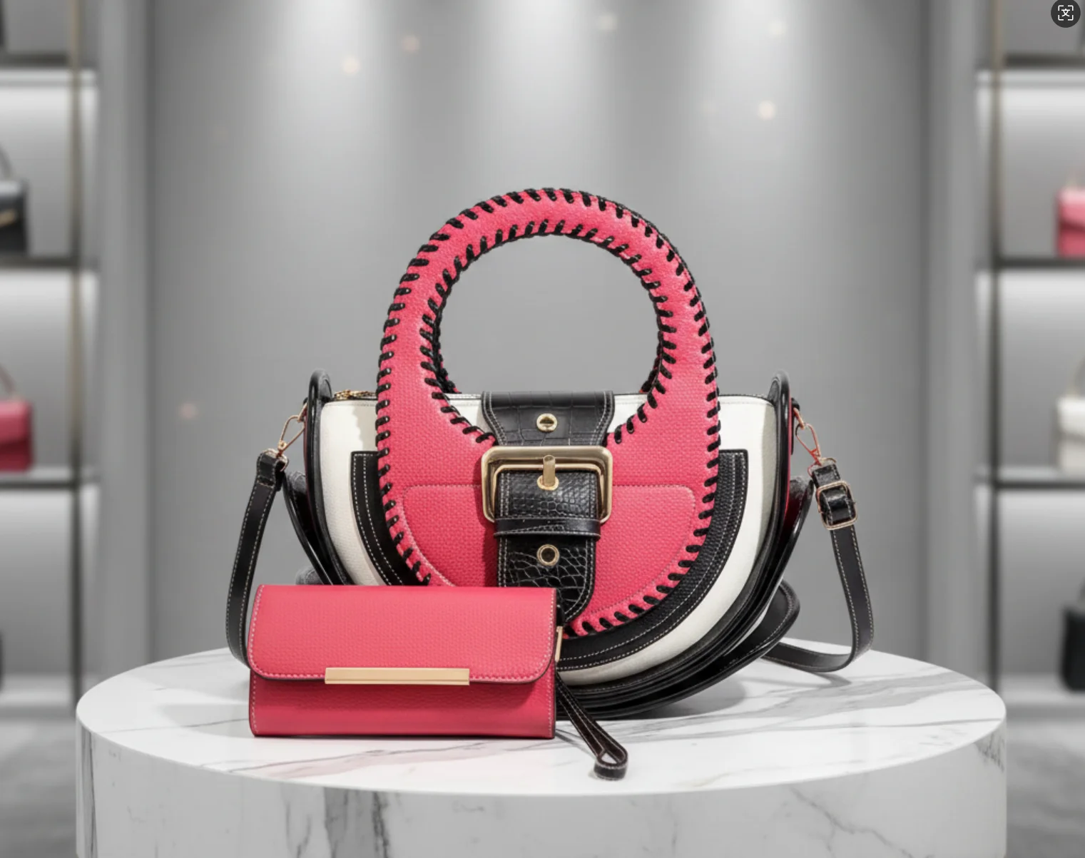 

Fashion Handbag for Women Unique Butterfly Design Personality Crafted Top Ladies Bag Large Capacity Personality Handbag Women