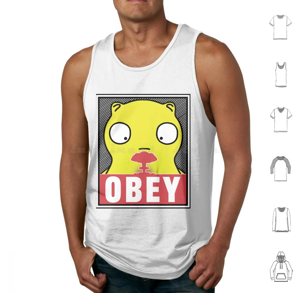 Is Watching Tank Tops Print Cotton Bob Belcher Bob Belcher Louise Louise Belcher Gene Gene Belcher Tina Tina Belcher