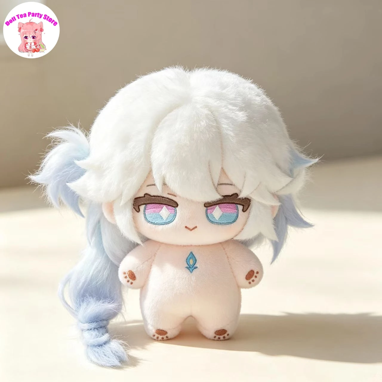 Yao Guang Peripheral Plush Doll Honkai：Star Rail Cartoon Printing Nunu Body Doll Anime Plushie Stuffed Toys Pendants Gift 10cm