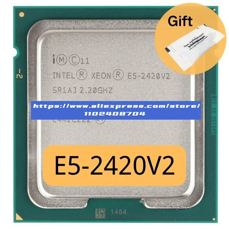 หน่วยประมวลผลซีพียู Intel Xeon E5 2420 V2 2.2GHz หก-core สิบสอง-เธรด15M Lga 1356 E5