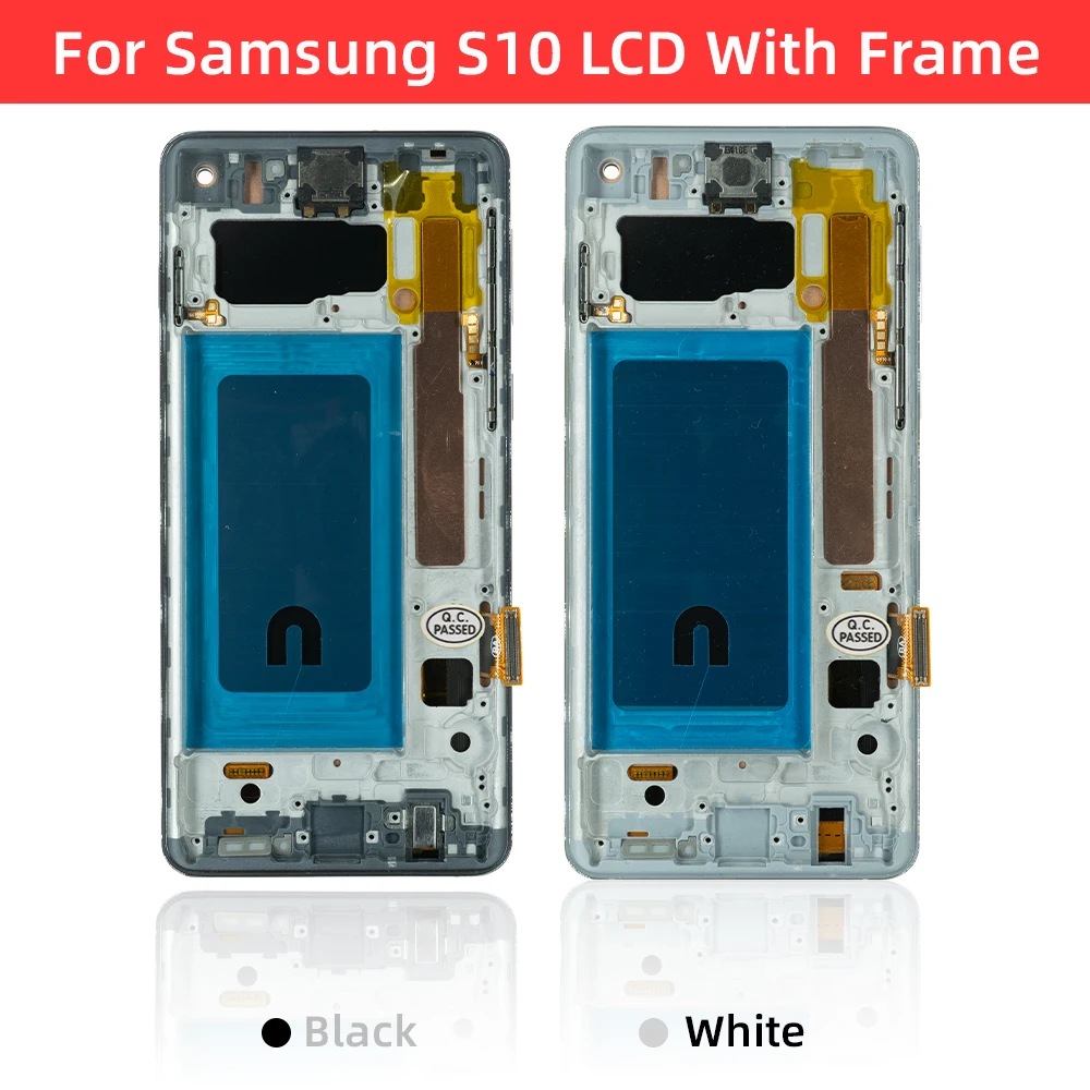 S10 TFT Screen for Samsung Galaxy S10 G973 G973F SM-G973F SM-G973U Lcd Display Touch Screen with Frame Digitizer Assembly