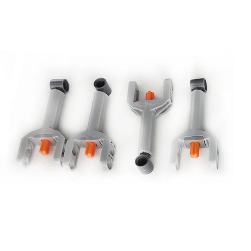 Peças de bloco de construção técnico de haste de pressão pequena 2 peças/5 peças/10 peças pequeno putter montado 92693c01 tijolos moc acessórios de substituição