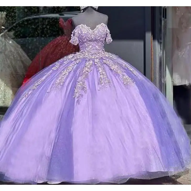 

Off Shoulder Purple Wedding Dress Summer Bridal Toast Dress Banquet Host Adult Ceremony Elegant Evening Dress Customized