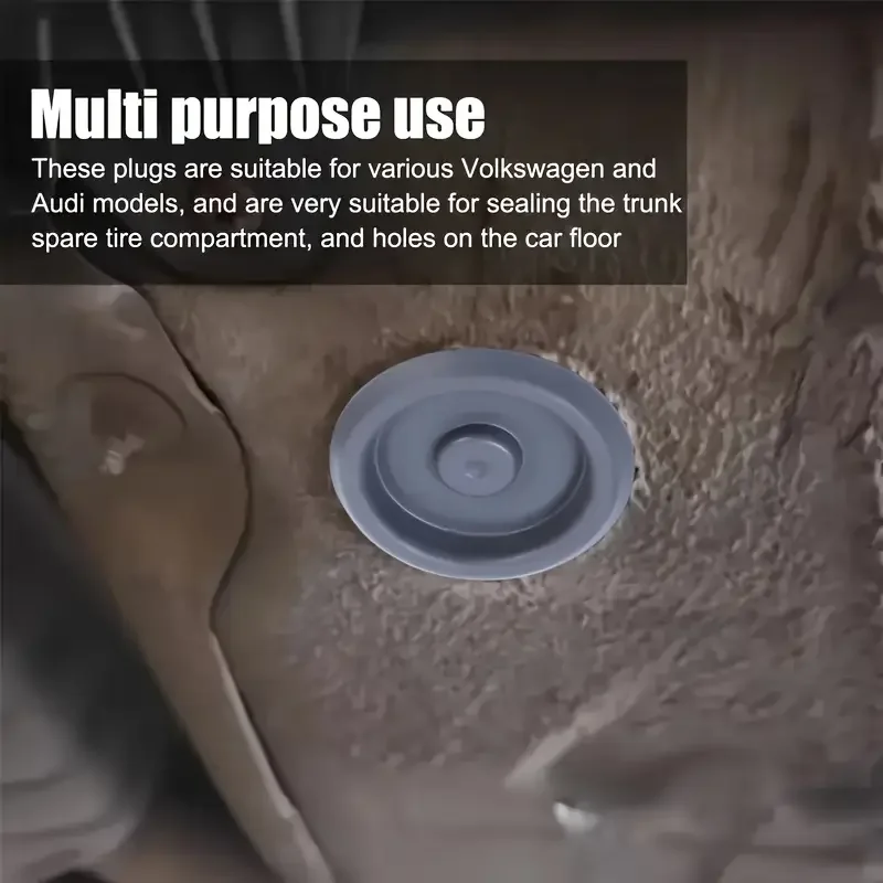 

4pcs The Waterproof Plug Cover For The Spare Tire Floor Hole In The Trunk Is Suitable For Passat Bora Yitu Guanlanxing