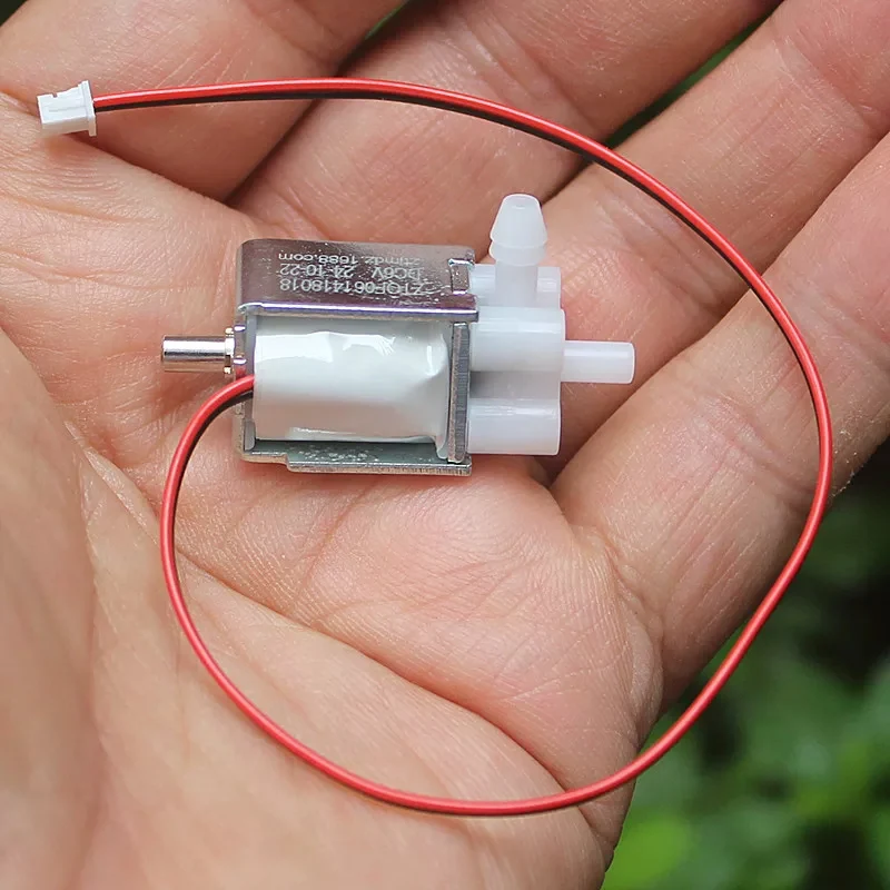 Vanne électromagnétique miniature à 2 positions et 3 voies, 5V 6V CC, pour air et eau, interrupteur de contrôle de débit