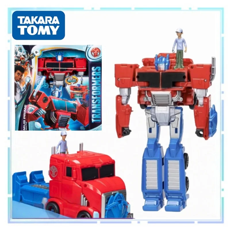 TOMY Transformável Carro Periférico Optimus Prime Bumblebee Modelo de Carro de Brinquedo Infantil Coleção de Item Decorativo de Mesa Presentes para Meninos