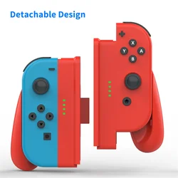 DOYO Detachable Controller Holder Grip For JOY CON Gamepad Nintend Switch Oled JoyCon Handle Bracke Red