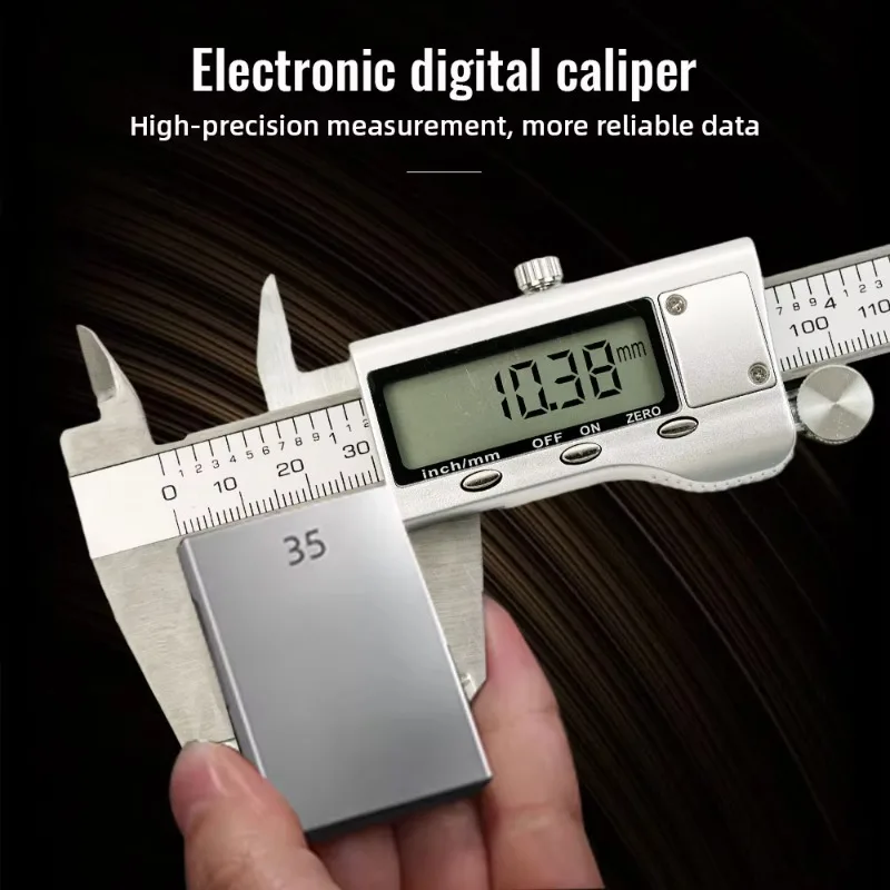 6 Inch 150mm Digital Vernier Caliper Stainless Steel Micrometer Measuring Tool Depth Ruler