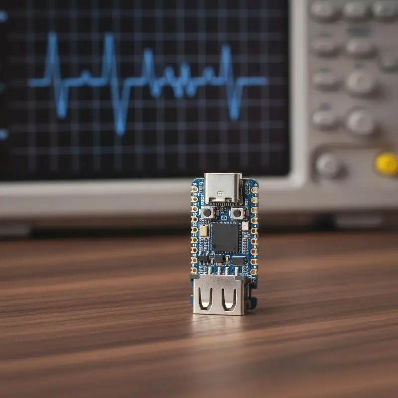 15 GPIO RP2350-USB-A Mini Development Board Onboard USB Type-A Expansion Port Based On RP2350A Chip