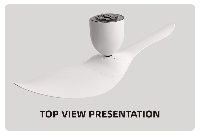 FUMANJIA 52-Inch Low-Profile Ceiling Fan for Home – No Light, Remote — detail 2