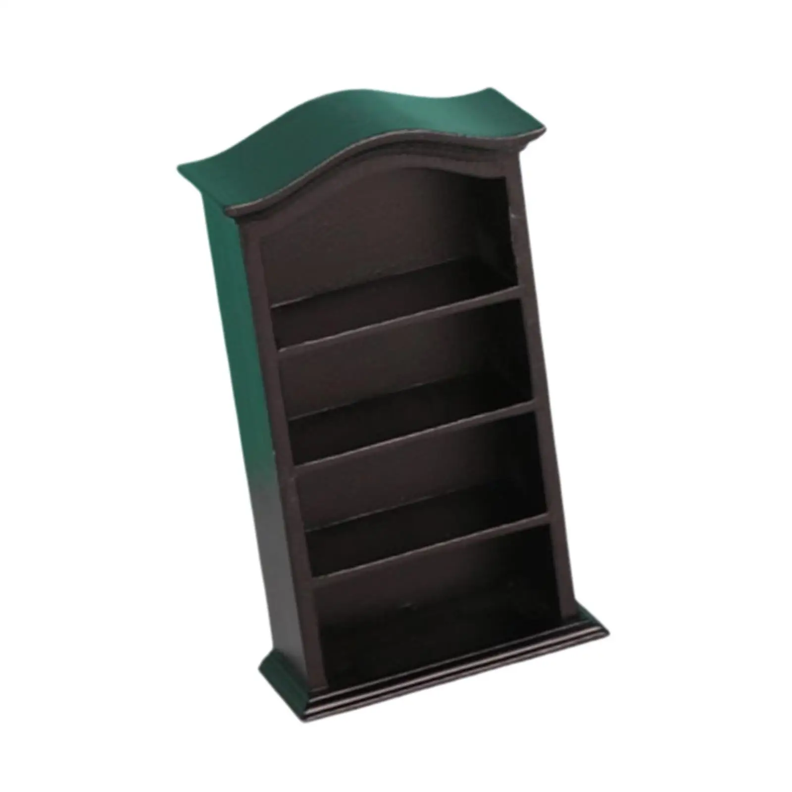 Estante para casa de bonecas em escala 1:12, modelo de armário, cena de vida, simulação de paisagem, móveis para casa de boneca para meninos e meninas