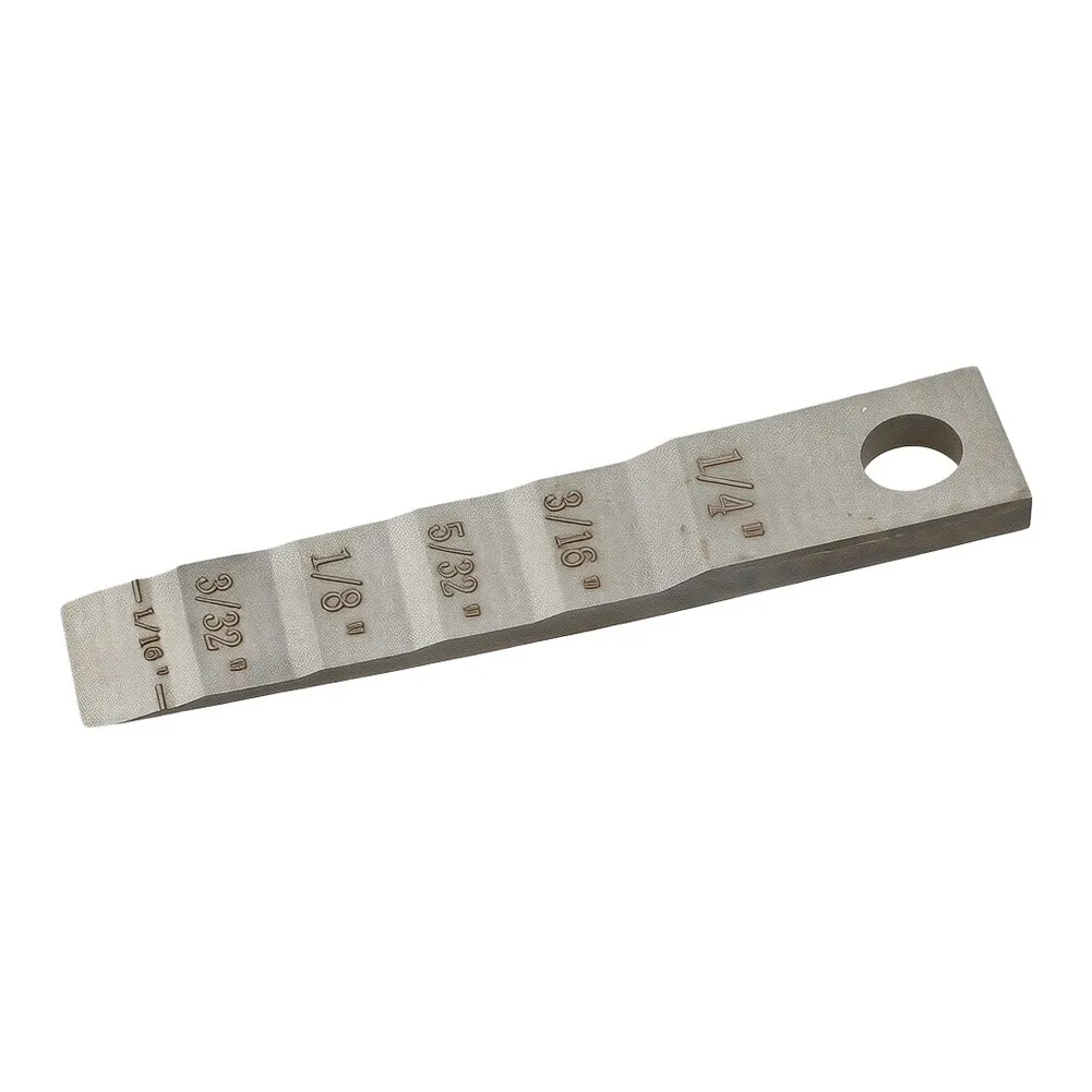 Small Pipe Spacer Wedge Gauge Set 2 pcs 1/16 to 1/4 Inch Metal Tool for Welding Gap Control and Post Weld Tasks