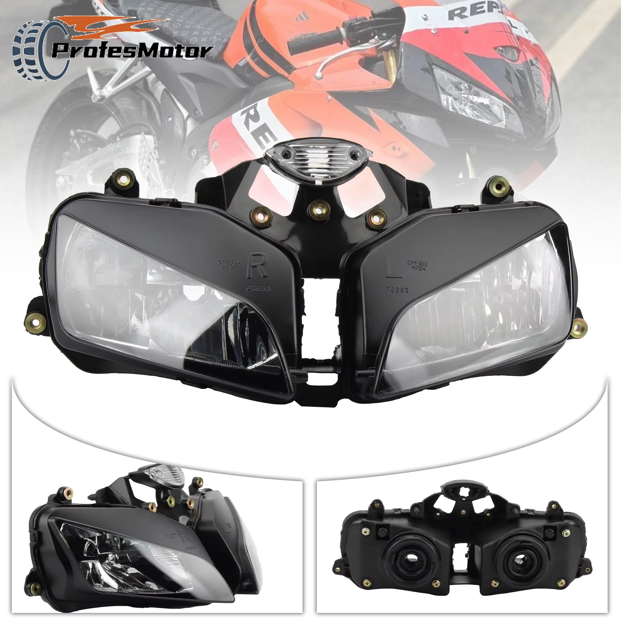 

For Honda Motorcycle Headlight F5 CBR600RR CBR 600 RR 2003 2004 2005 2006 Enduro Supermoto Headlamp Spotlights Modified Parts