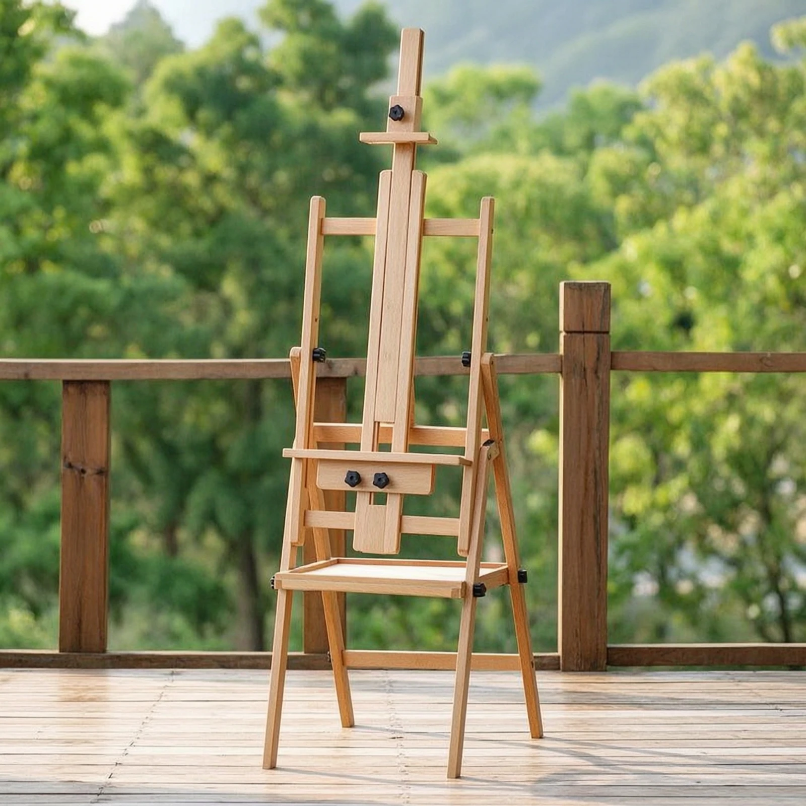 Adjustable Art Easel Portable Foldable Easel Sturdy Upright for Artists, Home, Classroom